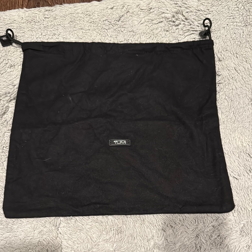 Tumi Black dust bag